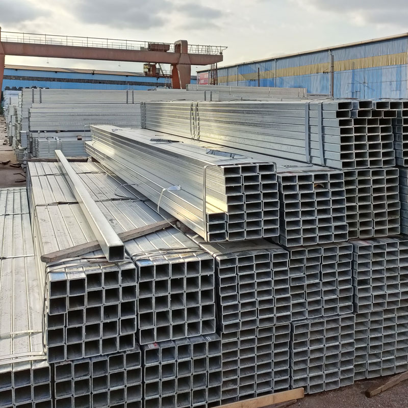 鍍鋅方管 鍍鋅方矩管 Q235B熱鍍鋅方管 現貨供應 規格齊全